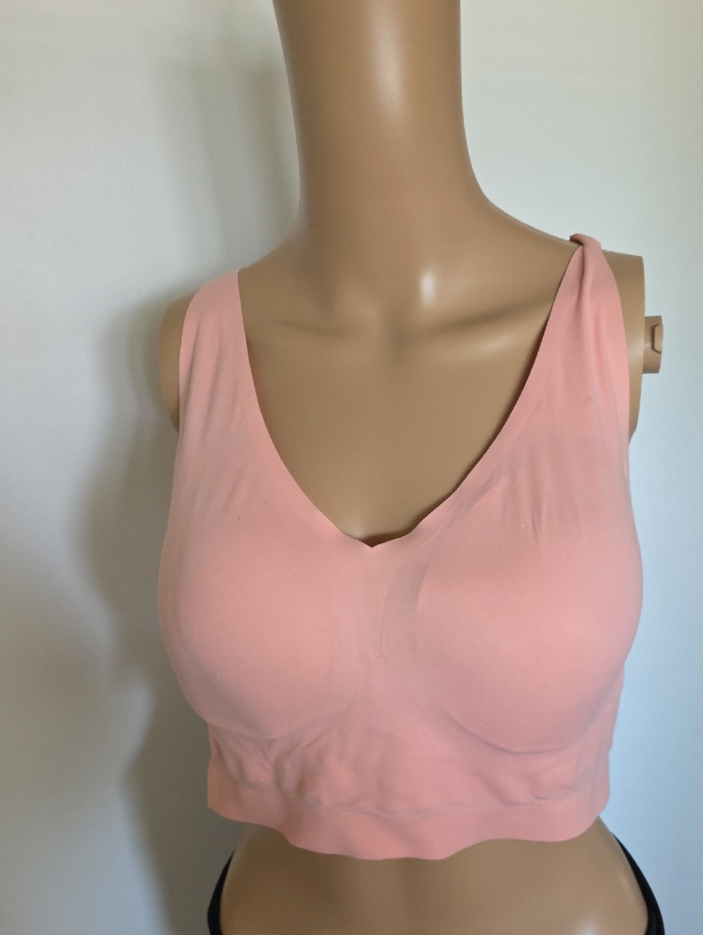 Soma Blush Pink Seamless V-Neck Sports Bra